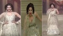 Saba Qamar Fall Down During Ramp Walk at PHBCW 2k17