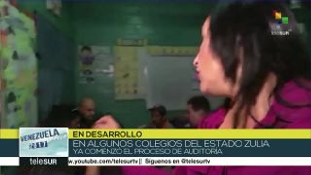 Avanza auditoría de colegios electorales en Zulia