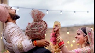 Virat Anushka wedding monents