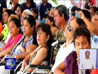 Entrega de ayudas técnicas a personas con discapacidad