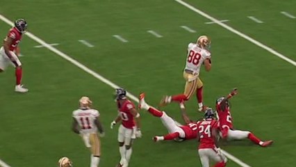 freeD: Garrett Celek finds room over the middle and fights for a big 61-yard gain | Week 14
