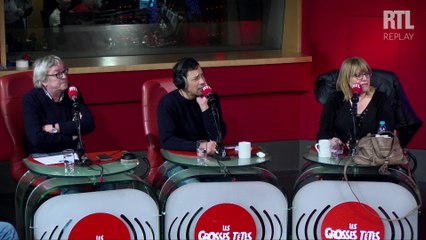 Laurent Ruquier promène son chien sous la tempête