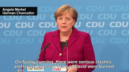 Germany 'ashamed' over anti-Israel protests