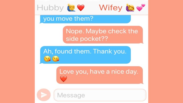 Texting Conversations Everyone Has Had With Their Spouse