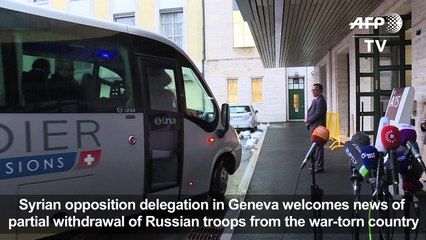 Partial withdrawal of Russian troops "welcome": Syria opposition