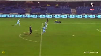 0-1 Alexander Sørloth Goal Denmark  Superligaen - 11.12.2017 Randers FC 0-1 FC Midtjylland