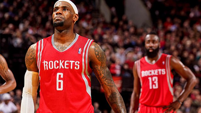 LeBron James JOINING Chris Paul & James Harden in Houston Next Season!?