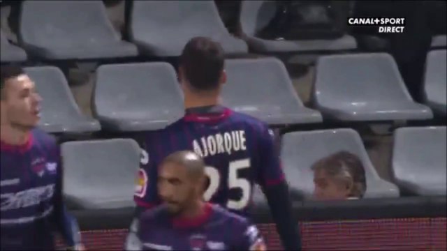 0-1 Ludovic Ajorque Goal - Nîmes Olympique 0-1 Clermont Foot- 11.12.2017