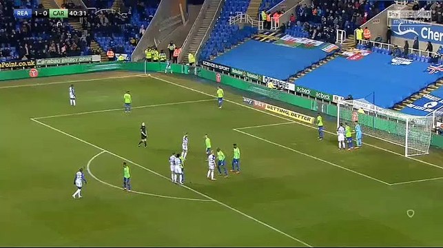 Modou Barrow Goal HD - Reading	2-0	Cardiff 11.12.2017