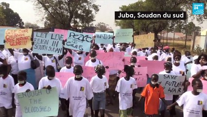 Soudan du sud marche des femmes pour la paix