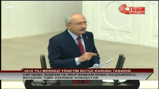 Kılıçdaroğlu Bir Belediye Başkanının Ağzından Eğer Bir Lokma Haram Lokma İnerse O Belediye...