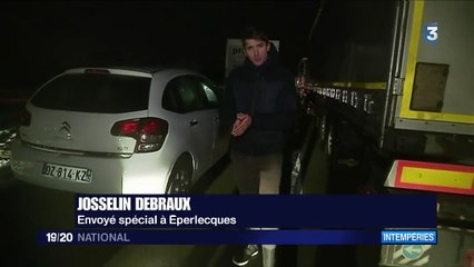 Météo : la circulation bloquée sur l'autoroute A26