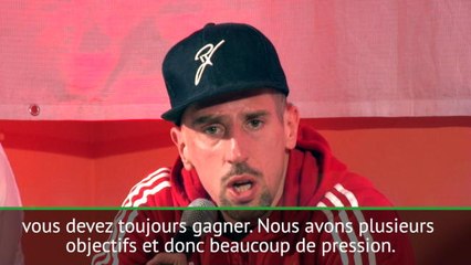Ribéry: "Quand vous jouez au Bayern, vous devez gagner tous les matchs"