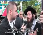 يهودى يشارك بتظاهرات الفلسطينيين ويؤكد: الصهاينة سرقوا فلسطين المقدسة