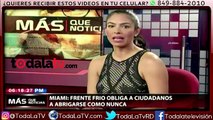 Frio obliga a ciudadanos en Miami a abrigarse como nunca-Más Que Noticias-Video