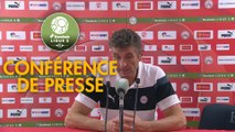 Conférence de presse Nîmes Olympique - Clermont Foot (3-1) : Bernard BLAQUART (NIMES) - Pascal GASTIEN (CF63) - 2017/2018