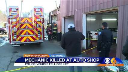 Auto Mechanic Dies After Vehicle Falls from Lift: Police