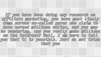 Can You Make Millions With Affiliate Marketing?