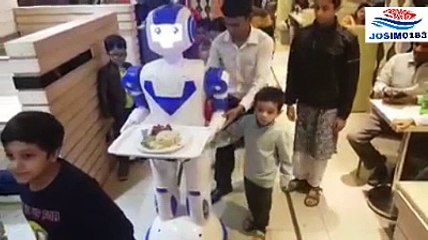 Robot restaurant in Dhaka Bangladesh