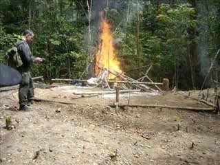 Guyane mission Gendarmerie  orpaillage barrage Petit Saut