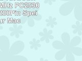 Crucial 4GB Kit 2GBx2 DDR2 667MHz PC25300 SODIMM 200Pin Speicher für Mac