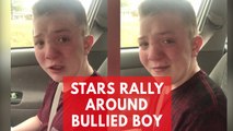 Justin Bieber, Chris Evans, other celebrities rally support for bullied boy after video goes viral
