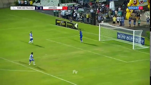 Time do Falcão 8 x 5 Amigos - Gols & Melhores Momentos - Amistoso