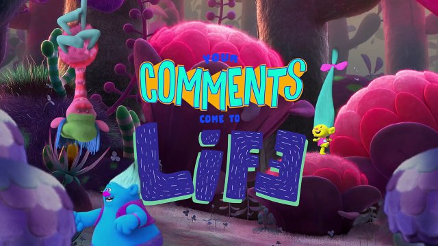 Poppy's Special SURPRISE For Branch! More Funny TROLLS Comments_ YOUR COMMENTS COME TO LIFE-o-RtIL0Jptc