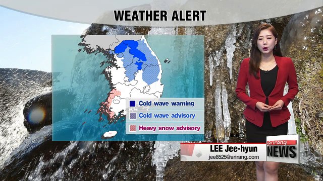Brutal cold grips Korea _ 121217