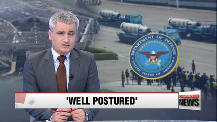 U.S. 'well postured' to deal with possible North Korean SLBM: Pentagon