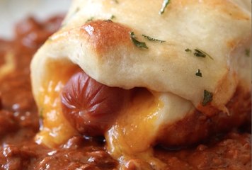 Chili Cheese Dog Bake