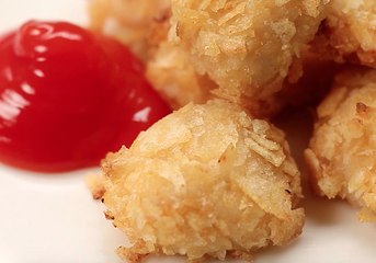 Potato Chip Crusted Chicken Nuggets