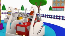 Apprendre les couleurs avec Dino le Dinosaure et ses petites voitures au Parc d'Attraction - YouTube