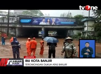 Ibu Kota Banjir, Sejumlah Ruas Jalan Terendam