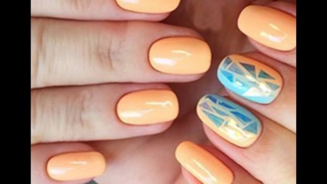 Цветове в маникюра - Идеи за маникюр в цвят праскова _ Ideas for Manicure in Peach Color-AdrafozgdRA