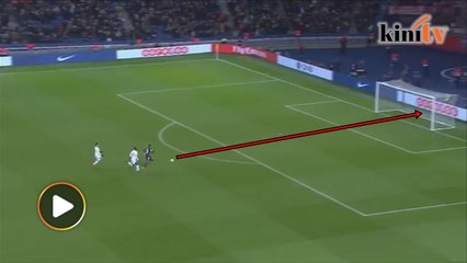 Larian pantas Mbappe ketika serangan balas untuk gol ke-3 PSG