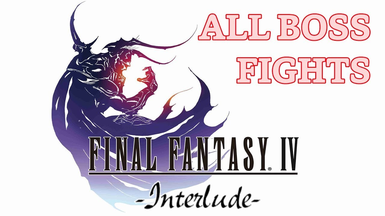 [PSP] Final Fantasy IV - Interlude Perfect 100% - All Boss Fights