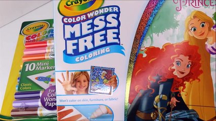Crayola COLOR WONDER Glitter _ Disney Princess _ Demo & Review _ Princess JASMINE _ Color with Me-aLERbOi2TY0