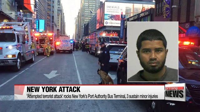 'Attempted terrorist attack' rocks New York's Port Authority Bus Terminal
