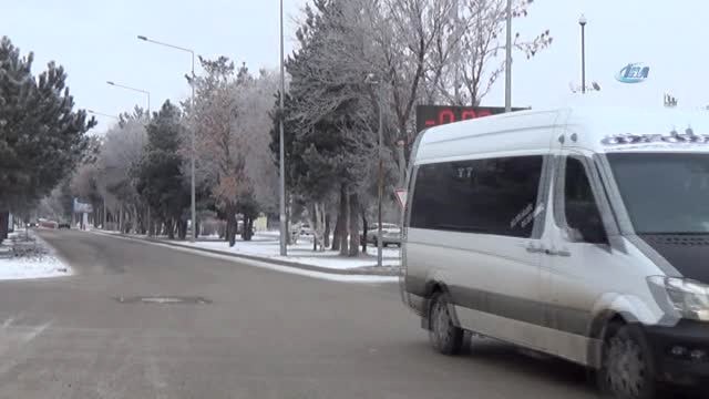 Erzurum Eksi 8 Derecede Sibirya Soğuklarını Yaşıyor