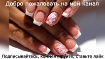 Beautiful and simple nail design. TOP amazing designs of nails Flower, jacket-4dcQldmE2BA