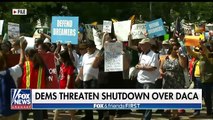 Trump blasts sanctuary cities as shutdown looms over DACA
