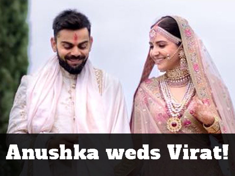 Beautiful Video Of Anushka Sharma And Virat Kohli Getting Married!