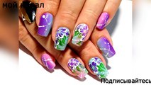 Beautiful and simple nail design. TOP amazing nail designs Flowers-3X20kPkBzMs