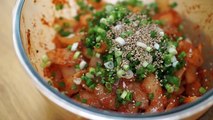 Korean Side Dish, Seasoned Yellowish Overripe Cucumbers Recipe [Ramble]-7ywhNVQEo30