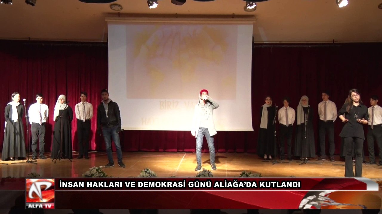 İnsan Hakları Ve Demokrasi Günü Aliağa’da Kutlandı