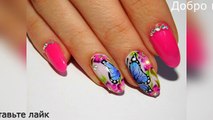 Butterflies with flowers TOP Beautiful and simple summer nail design-e0Mw6EghRYw