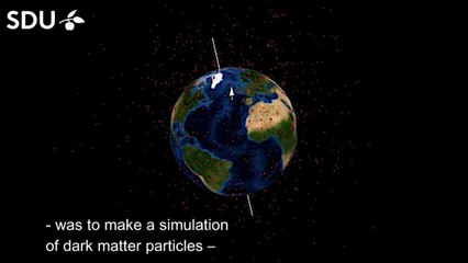 How does it look when earth is bombarded with dark matter?