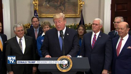 "Un pas important." Trump veut renvoyer des astronautes sur la Lune, avec Mars en ligne de mire