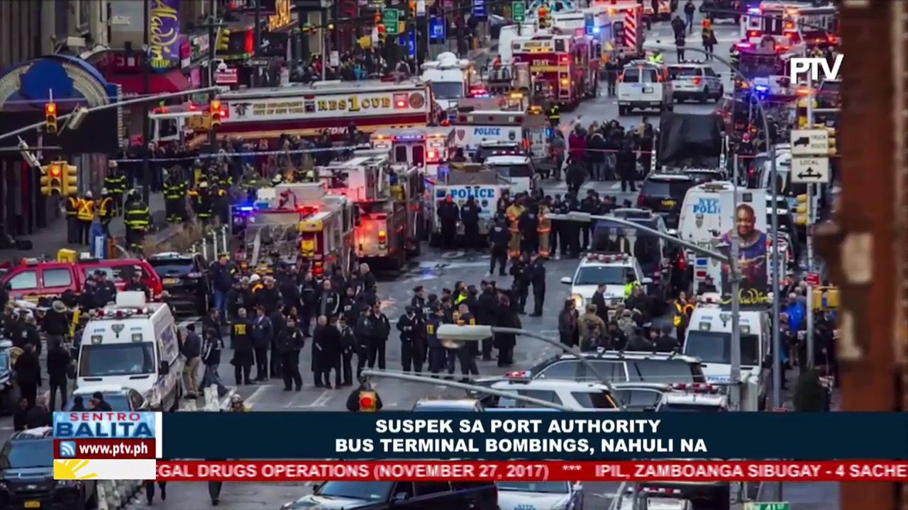 GLOBALITA: Suspek sa Port Authority Bus Terminal bombings, nahuli na